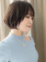 モッズヘア 越谷(mod's hair) □グレージュアッシュひし形ショートボブ406越谷30代40代50代