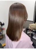 絹のようになめらかな艶◎髪質改善ストレート