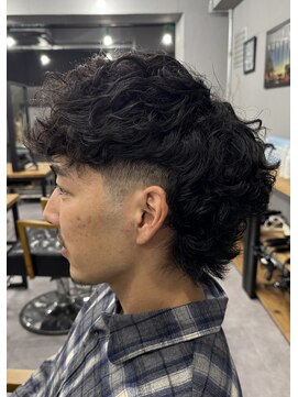 ウェイビー 桜木町店(WAVY) 【WAVY】外国人風マレットヘア