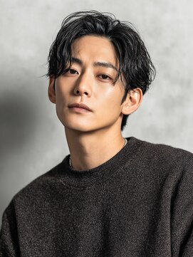 フェノメノン 長久手(PHENOMENON) メンズ/ニュアンスパーマ/センターパート