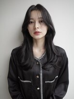 ヌヌ 渋谷 原宿 明治神宮前(nunu)&nbsp;レイヤーカットウルフカットボブグレージュオリーブべージュ
