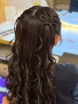 ヘアアレンジメント ボガスティーズ 溝の口店(Hair arrangement Vogusty's)&nbsp;リボン/リボンヘア/ハーフツイン／推し活/ライブヘアメ