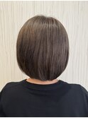 ブリーチカラー×ダークグレージュ◎30代40代×美髪