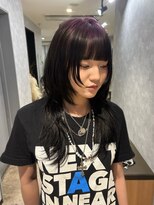 ルル(Lulu) ハッシュカットラベンダールーツカラー
