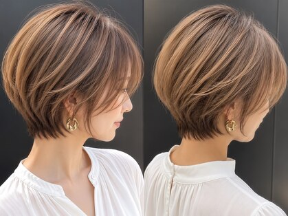 アイロ江坂駅前店/ボブ/ショートボブ/ショートカット/ミニボブ/ハンサムショート/前髪の写真