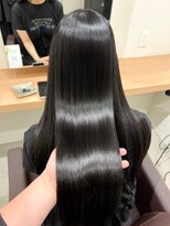 アトレ 福岡大名店(attrait)&nbsp;ブラウンロングの上質な仕上がり × カット+カラー+トリート