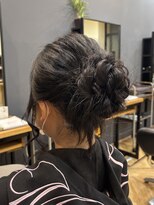 アルター(aL ter)&nbsp;黒髪メルティカラー ウルフミディシースルーバング 鎌取