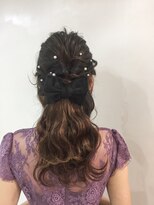 インデックスヘアー 錦糸町店(in'dex hair)&nbsp;シンプルハーフアップ[錦糸町/錦糸町駅/錦糸町駅北口/髪質改善］