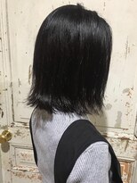 ノラ ヘアーサロン(NORA HAIR SALON) ERI★ズボラさん大歓迎黒髪も可愛いセット10秒切りっぱなしボブ