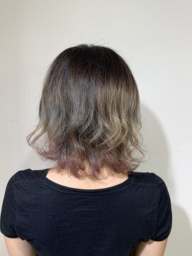 アズール 草加(azule) 裾ピンク×グラデーションカラー