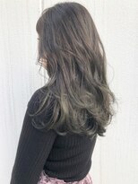 アルバム 新宿(ALBUM SHINJUKU)&nbsp;オリーブグレージュ_セミウェットウェーブ_ba257801