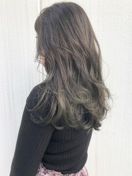 アルバム 新宿(ALBUM SHINJUKU) オリーブグレージュ_セミウェットウェーブ_ba257801