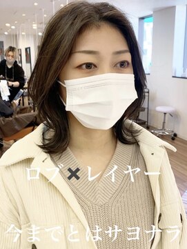 ノラキチジョウジ(NORA KICHIJOJI) #ウルフカット#ボブウルフ#レイヤー#外ハネ#ロブヘア