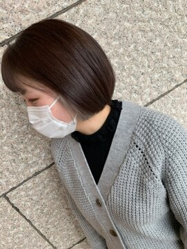 ライズ バイ レボ 柏店(RISE by REVO) ボブ/カーキグレージュ/大人かわいい/フェザーバング