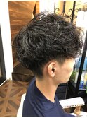 ツイスパ/ツーブロックマッシュ/束感