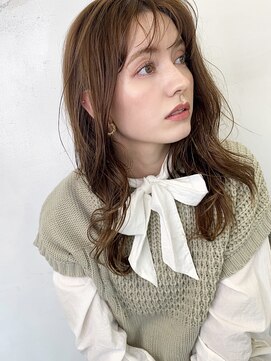 シエルバイアフロート(ciel by afloat) 〇シースルーバング 顔まわりレイヤー 透明感カラー