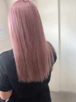 ルー(loup)&nbsp;ペールピンク/ケアブリーチダブルカラー/髪質改善トリートメント