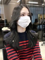 アリュウル 表参道 青山(Allure)&nbsp;小顔に見えるくびれヘア　レイヤーカット　透明感カラー　KAKO