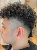 MEN'S HAIR ツーブロックマッシュ　ハードカール/草加駅