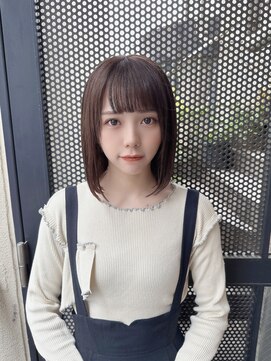 サロンドミルク 原宿(salon de MiLK) 【salon de MiLK原宿】チョコレートベージュボブ