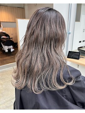 ファンド 千葉(fand) バレイヤージュ/ハイライトブリーチレイヤーカット