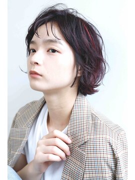 ナンバー ジェミカ 札幌(N° jemica) ハイライト　ケアブリーチ　ボブ