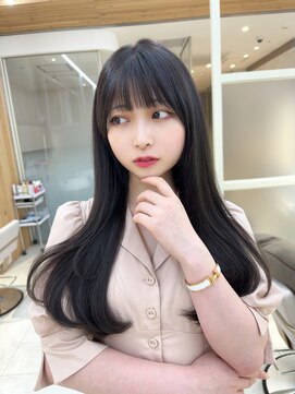 アフロートリノ(AFLOAT Leino) 大人可愛い韓国ヘア　レイヤーカット　似合わせサイドバング#