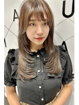 ハルキミナト ジャパン ヨコハマ(HARUKI MINATO japan YOKOHAMA)&nbsp;大人可愛いロング/レイヤースタイル/前髪