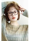 大人可愛いナチュラルボブ×ミニボブ