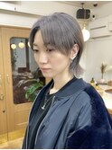 ケアブリーチ/ウルフカット/レイヤーカット/シルバーカラー
