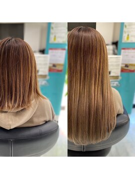 ヘアアンドメイク サファイア 豊橋店(ヘア&メイク SAPPHIRE) #ギャル#プルエクステ#豊橋#エクステ#カワイイ#グラーデション