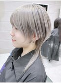 マッシュ女子　マッシュウルフ　マッシュショート ウルフカット