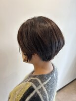 スタジオ アルファプラス 日暮里店(studio α+)&nbsp;ステップボーンカットカットボブショートハイライト白髪ぼかし