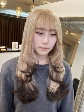 アンククロス 青山店(ANKH CROSS) 《韓国ヘア》レイヤー×毛先カラー（天水悠斗）