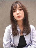 【buZon ブゾン】ナチュラルレイヤーカット×オリーブベージュ