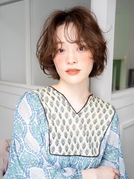 マグノリア オモテサンドウ(MAGNOLiA Omotesando) Sカールのくしゃっと軽やかボブパーマ・・・HINATA