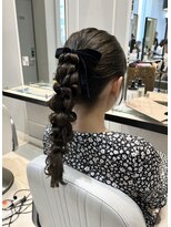 ネオリーブギンザ 銀座店(Neolive GINZA)&nbsp;お呼ばれヘア　ポニーテール【銀座】福田