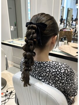 ネオリーブギンザ 銀座店(Neolive GINZA) お呼ばれヘア　ポニーテール【銀座】福田