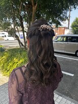 ディーボーイ 健軍店(D-BOY) ハーフアップ/結婚式お呼ばれ/結婚式ヘア