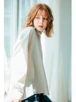フレイムスヘアーアンドリラックス 西川口店 イメチェン前髪ウェーブパーマこなれミディアンブレラカラー