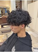 メンズ波巻きパーマ急増中!