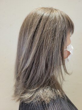 松本平太郎美容室 国立店 セミロングレイヤー×イノアカラー