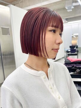 ノエ(noe) イメチェン/ホワイトブロンド/外ハネボブ/美髪/栄/矢場町r79