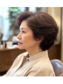 大人ショート50代【松戸#五香#白髪染め#カラー専門店】