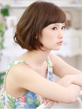 キエマ(Kiema)の写真/【盛岡駅前/口コミ高評価】実力派スタイリストによる高いカット技術で手ぐしでまとまるショートヘアに♪