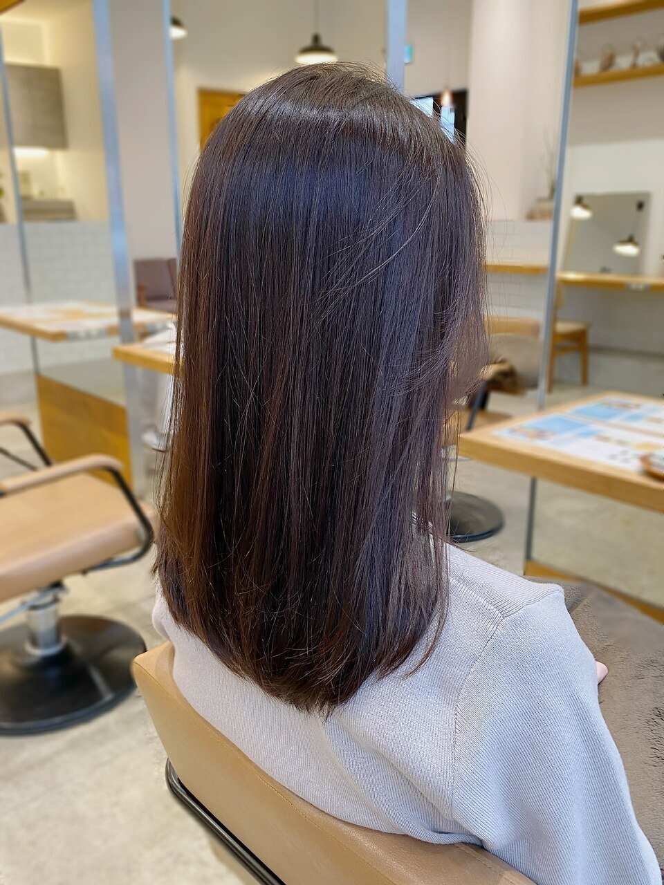 【迷ったらコレ！】カット+透明感カラー+ハホニコトリートメント ￥18260