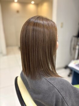 ヘアープレイスクリアライン 栄町店(hair place CLEAR LINE)の写真/【大人女性髪質改善カラー】染める度に艶・透明感UP＊白髪ぼかし、リタッチ、大人ハイライト＊