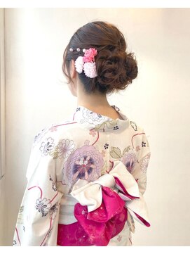ヘアアンドメイク スタジオ ミムロ(HAIR&MAKE STUDIO MIMURO) 浴衣着付け　浴衣ヘアセット