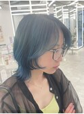 個性派ブルージュカラー◎透明感ヘア