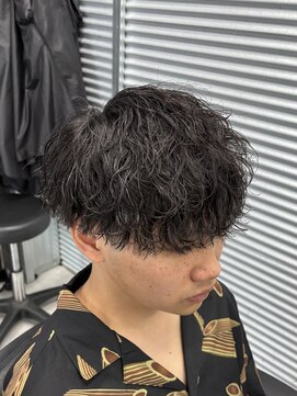 ガオプロデュースバイレボ(gao produced by revo) 波巻きパーマ波打ち刈り上げマッシュ波巻きスパイラル無造作柏駅